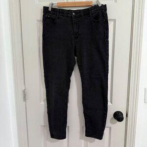 Curve Appeal Womens Jeans 12/31 Black Comfort‎ Waist